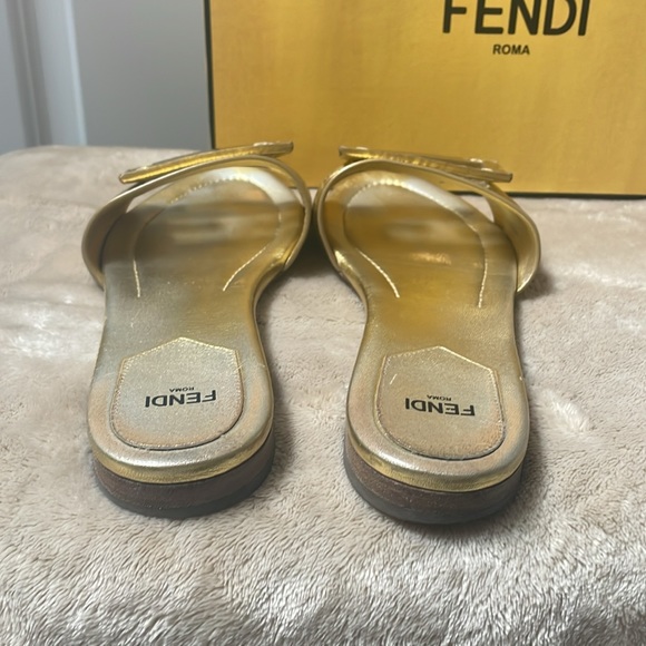 Fendi Gold Sandals/Flats - Picture 10 of 16